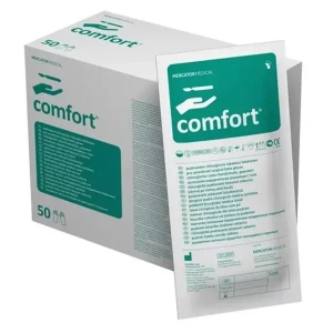 ПЕРЧАТКИ МЕД. ХИР.СТЕР.ЛАТ COMFORT(Р.6,5) Б/ПУДРЫ ПАРА