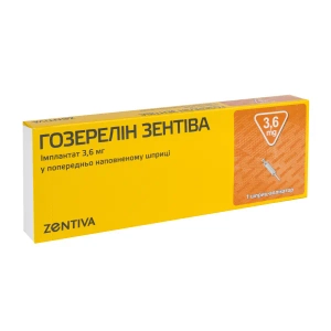 Гозерелін Зентіва імплантат 3,6 мг шприц-аплікатор №1