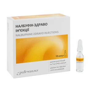 Налбуфин-Здраво инъекции раствор для инъекций 10 мг/мл ампулы 1 мл №10