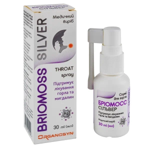 Бріомосс Сільвер спрей для горла флакон 30 мл