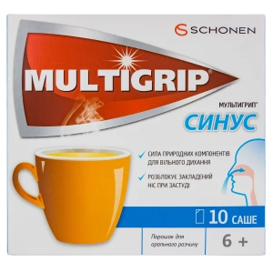 Мультигрип Синус порошок для орального розчину саше №10