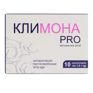 Климона PRO профилактически-гигиеническое средство суппозитории вагинальные №10