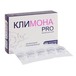Климона PRO профилактически-гигиеническое средство суппозитории вагинальные №10