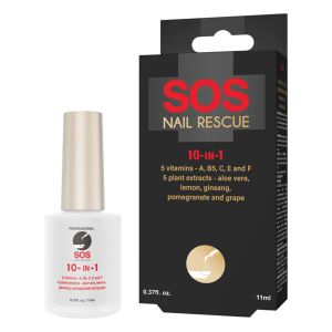 СРЕДСТВО Д/УКРЕПЛ. НОГТЕЙ SOS NAIL RESCUE 10В1 11МЛ  2655