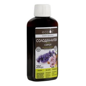 Екооїл сироп Солодка + Алтей у флаконі по 250 г