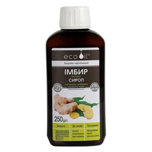 ИМБИРЬ СИРОП 250Г  0291