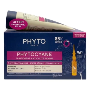 PHYTO СР-ВО 5МЛ №12 ФИТОЦИАН П\ВЫПАД. ВОЛОС +ШАМПУНЬ 100МЛ  8330