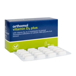 ОРТОМОЛ ВИТАМИН Д-3 ПЛЮС КАПСУЛЫ №60