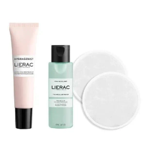 LIERAC НАБОР ГИДРАЖЕНИСТ Д/КОНТУР.ГЛАЗ 15МЛ + МИЦ.ВОДА 50МЛ + 2 ДИСКА 1149