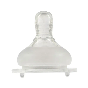 Соска силіконова антиколікова Baby Team 2025 для пляшок із широким горлом з 0 місяців №1