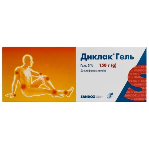 Диклак гель 5 % туба 150 г