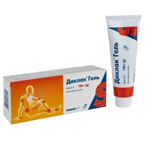 Диклак гель 5 % туба 150 г