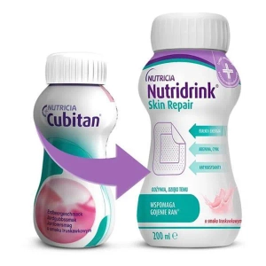 Ентеральне харчування Nutridrink Нутрідрінк Скін Репеар зі смаком полуниці 200 мл №4