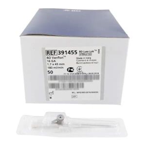 КАНЮЛЯ (КАТЕТЕР) В/В ВЕНФЛОН G16 (1,7Х45 ММ) №50 (391455)