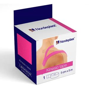 Пластырь медицинский кинезио тейп Nordeplast белый размер 5 см х 5 м №1
