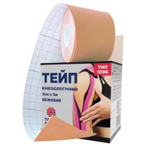 ПЛАСТЫРЬ МЕД. КИНЕЗИО ТЕЙП 1096 5СМ Х 5М  БЕЖ.  5429