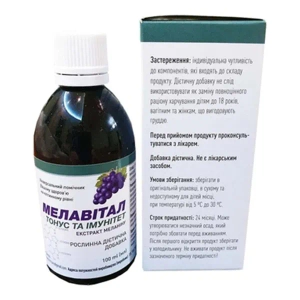 МЕЛАВИТАЛ ТОНУС И ИММУНИТЕТ ЖІД-ТЬ 100МЛ