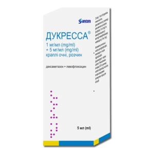 Дукресса краплі очні розчин флакон 5 мл