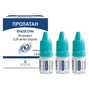 Пролатан краплі очні 0,005 % флакон 2,5 мл №3