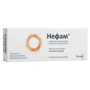 Нефам раствор для инъекций 20 мг/мл предварительно заполненный шприц 1 мл №1