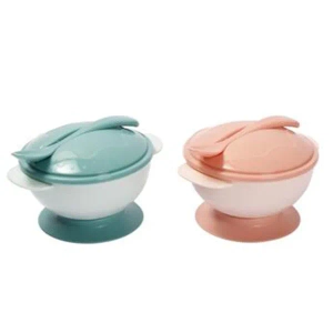 РК 034 ТАРЕЛКА С КРЫШКОЙ И ЛОЖКОЙ НА ПРИСОСКЕ  0343