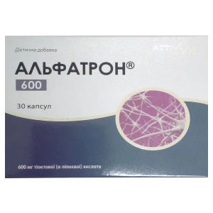 Альфатрон 600 капсули №30