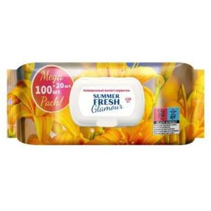 САЛФЕТКИ ВЛ. PURE FRESH GLAMОUR №120 С КЛАПАНОМ  1154
