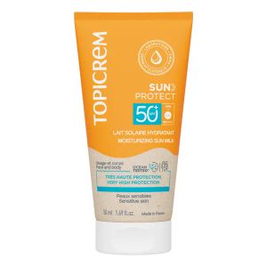 ТОПИКРЕМ СОЛН/ЗАЩ МОЛОЧКО Д/ЛИЦА И ТЕЛА SPF 50+ 50МЛ  5287