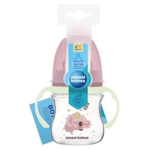Бутылочка антиколиковая Canpol Babies Easystart Koala 35/236 с широким горлышком розовая 120 мл