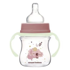 Бутылочка антиколиковая Canpol Babies Easystart Koala 35/236 с широким горлышком розовая 120 мл