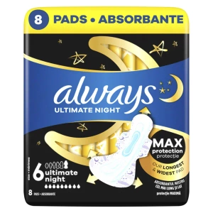 Гигиенические прокладки Always Ultimate Night размер 6 ночные №8