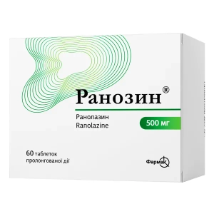 Ранозин таблетки пролонгированного действия 500 мг блистер №60