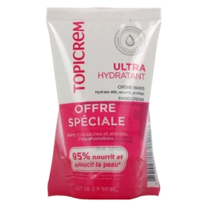 Набір Топікрем Topicrem Ультразволожуючий крем для рук 50 мл №2