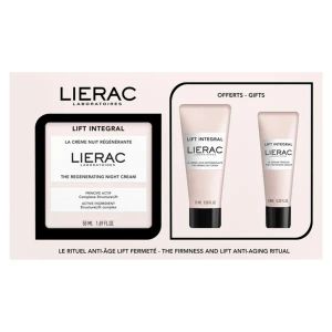 LIERAC НАБОР ЛИФТ ИНТЕГРАЛЬ КРЕМ НОЧНОЙ 50МЛ + ДНЕВНОЙ 15МЛ + СЫВОРОТКА10МЛ  4430