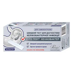 Быстрый тест для диагностики хеликобактерной инфекции CITO TEST Хеликобактер тест-кассета для самоконтроля №1