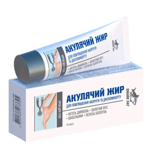 АКУЛИЙ ЖИР КРЕМ Д/НОГ ПРИ ПЯТОЧНОЙ ШПОРЕ 75МЛ  3745