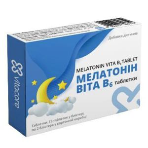 МЕЛАТОНИН ВИТА В6 ТАБЛ. №30