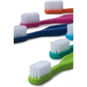 Зубная щетка Paro Swiss M39 средней жесткости с межзубным ершиком 2в1 Бирюзовая