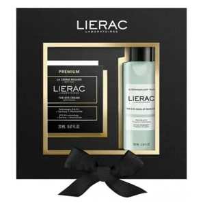 LIERAC НАБОР ПРЕМИУМ КРЕМ В/ГЛАЗ 20МЛ + СР-ВО Д/ДЕМАКИЯЖА 100МЛ  7530