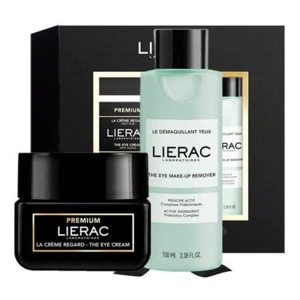 LIERAC НАБОР ПРЕМИУМ КРЕМ В/ГЛАЗ 20МЛ + СР-ВО Д/ДЕМАКИЯЖА 100МЛ  7530