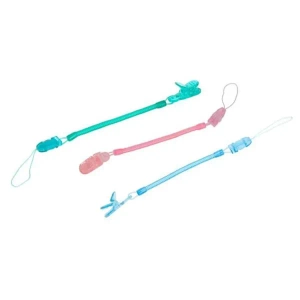 Ланцюжок для пустушки Baby team 3335 Спіраль з 0+ колір в асортименті