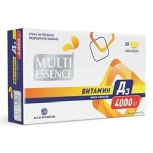 МУЛЬТИ ЭССЕНС ВИТАМИН Д3 4000 МЕ КАПС. №30 5167