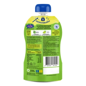 Сік Elfik Magic Яблуко-Виноград без цукру для дітей з 5 місяців 175 мл