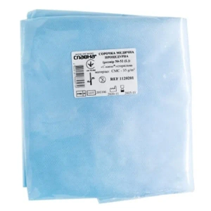 РУБАШКА ЖЕН. НЕСТЕР. ПРОЦЕДУРНАЯ L(50-52) СМС (1120208)