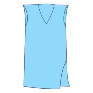 РУБАШКА ЖЕН. НЕСТЕР. ПРОЦЕДУРНАЯ L(50-52) СМС (1120208)