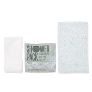 ДУШ СУХОЙ SHOWER PACK Д/РУК/НОГ САЛФ.ПЕННАЯ + ПОЛОТЕНЦЕ 0038