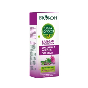 Бальзам-ополіскувач Біокон Сила Волосся Зміцнення коренів волосся 205 мл