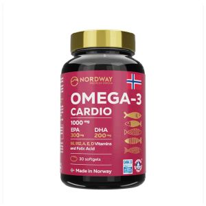 Омега-3 Кардіо Nordway Omega-3 Cardio капсули 1000 мг №30