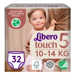 ПОДГ. ЛИБЕРО 5 TOUCH ТРУСИКИ 10-14 КГ №32  9571