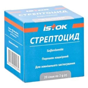 СТРЕПТОЦИД ПОР. НАКОЖ. САШЕ 2Г №20